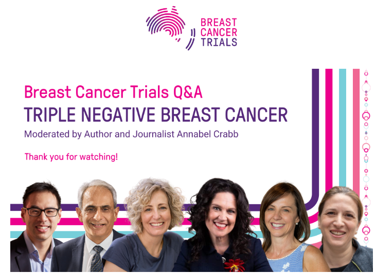Triple negative breast cancer online Q & A event